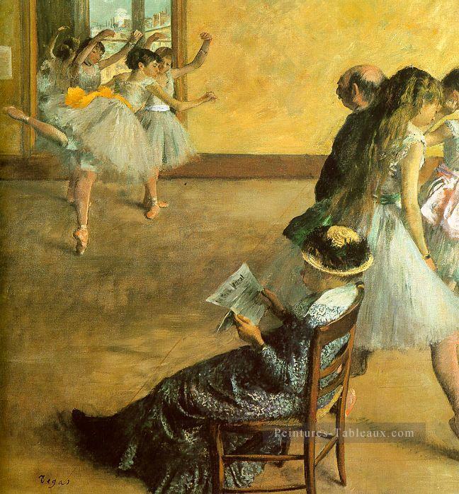 Ballet Class Impressionnisme danseuse de ballet Edgar Degas Peintures à l'huile